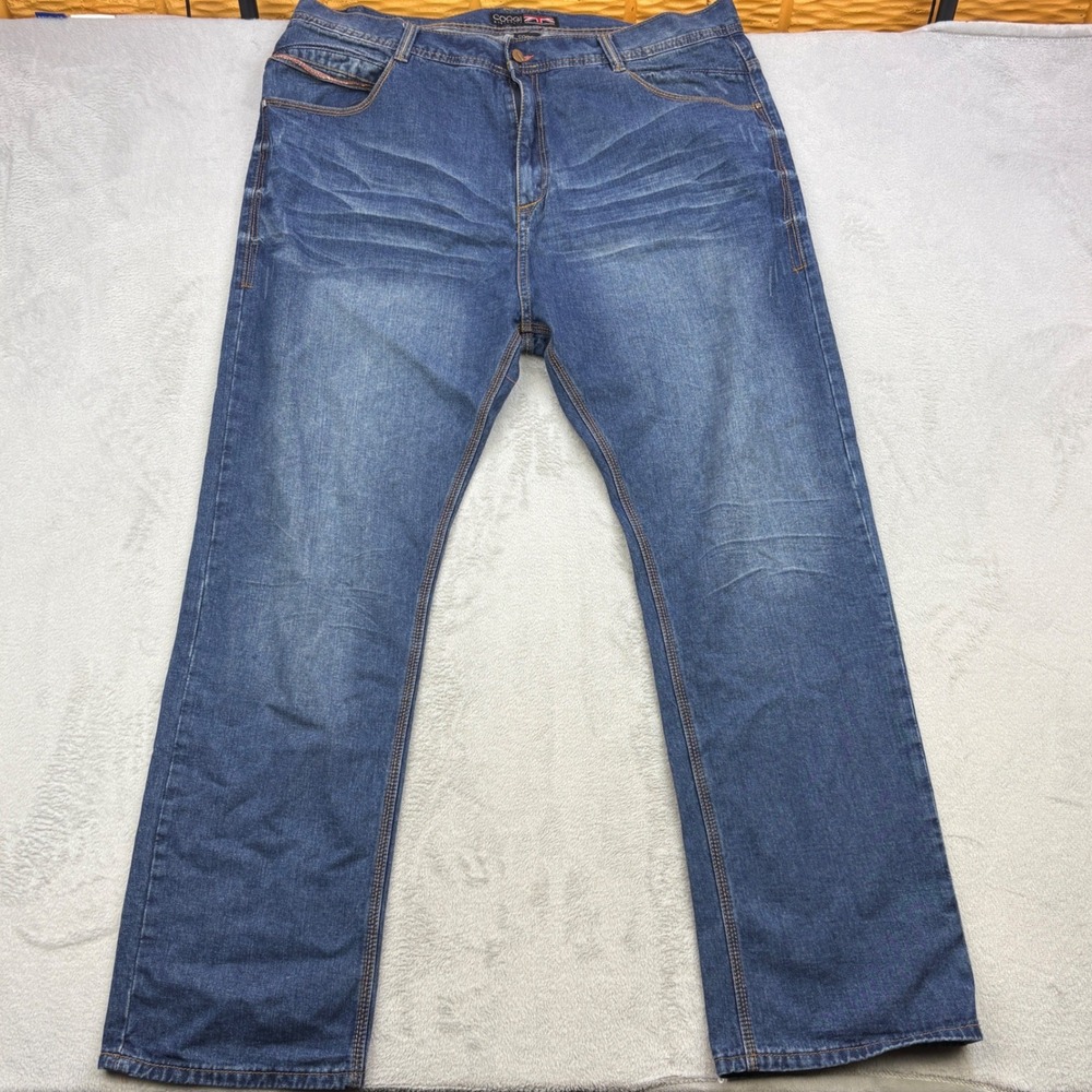 COOGI Jeans Mens 44x34 Blue Baggy Relaxed Fit Embroidered Hip Hop Streetwear Y2K